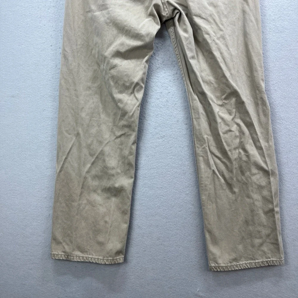 Levis 559 Relaxed Straight Pants Mens 38x30* Khaki Tan Twill Work Utility